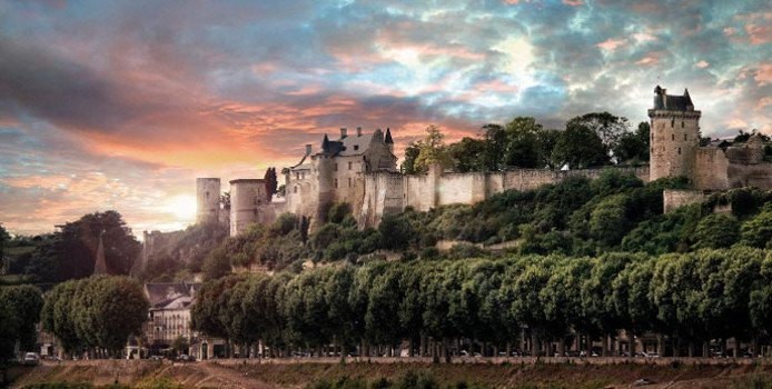 Image result for forteresse de chinon